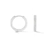 Dower & Hall Medium Dotty Flat Edge Hoop In Metallic