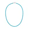Dower & Hall Men's Blue Turquoise Halo Necklace In Blue