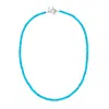 Dower & Hall Men's Blue Turquoise Necklace In Blue