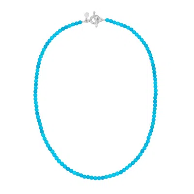 Dower & Hall Men's Blue Turquoise Necklace
