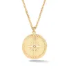 Dower & Hall True North Talisman Necklace In Gold