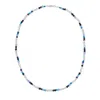 Dower & Hall Men Gemstones Jagged Silver Nugget Necklace In Gray