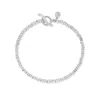 Dower & Hall Kubes Nomad Geometric-link Bracelet In Silver