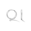 Dower & Hall Medium Hammered Nomad Huggie Hoops In Metallic