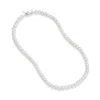 Dower & Hall Men's Medium White Freshwater Pearl Necklace In White