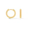 Dower & Hall Men's Small Twist Hoops In Gold Vermeil
