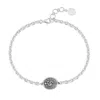 Dower & Hall Men's Snake Talisman Bracelet In Sterling Silver