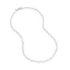 Dower & Hall Rock Beaded Crystal Necklace In White