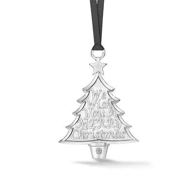 Dower & Hall Merry Christmas Tree Christmas Decoration Silver