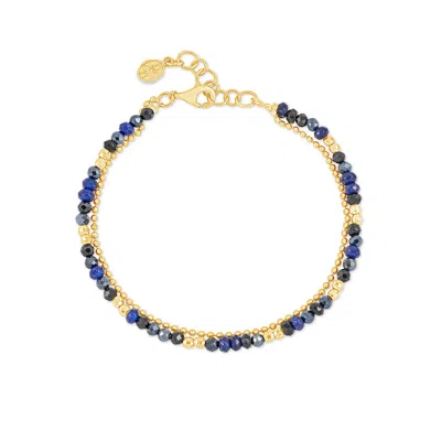 Dower & Hall Midnight Orissa Bracelet In Gold