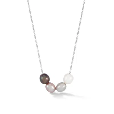 Dower & Hall Multi Oval Pearl Pendant