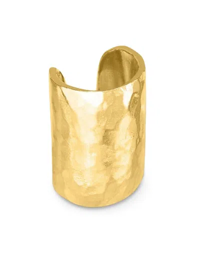 Dower & Hall Long Straight Nomad Ear Cuff In Gold