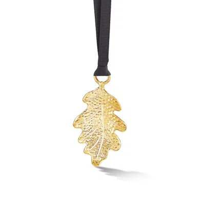 Dower & Hall Oak Leaf Christmas Decoration Gold