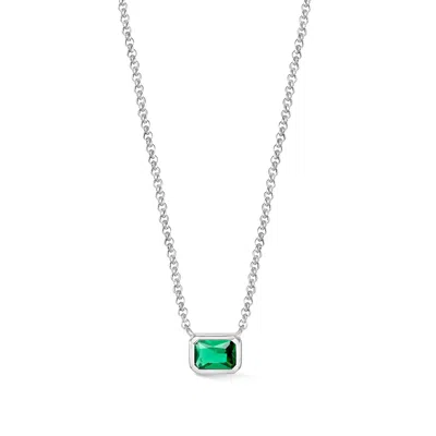 Dower & Hall Octagon Green Garnet Tutti Frutti Necklace