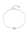 Dower & Hall Octagon Humbug Paperclip Bracelet