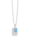 Dower & Hall Octagon Humbug Paperclip Necklace