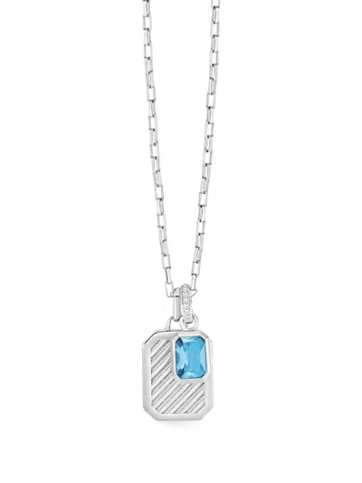 Dower & Hall Octagon Humbug Paperclip Necklace