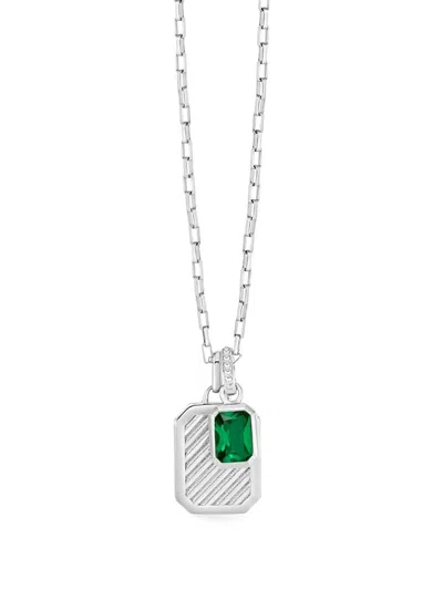 Dower & Hall Octagon Humbug Paperclip Necklace