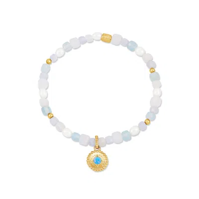 Dower & Hall Opal Birthstone Narrative™ Talisman Bracelet - October In Metallic