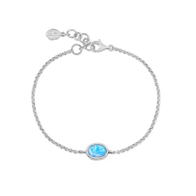 Dower & Hall Opal Tutti Frutti Chain Bracelet In Metallic