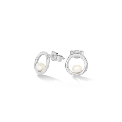Dower & Hall Waterfall Earrings In Metallic