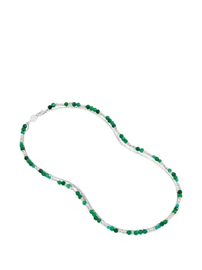 Dower & Hall Orissa Evergreen Necklace In Brown