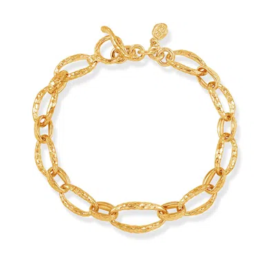 Dower & Hall Oval Link Nomad Bracelet In Gold