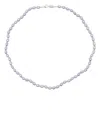 Dower & Hall Oval Pearl Necklace In Violett