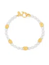 Dower & Hall Pebble Bracelet In Gold