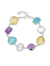 Dower & Hall Women's Candy Pebble Bracelet In Silver In Silver