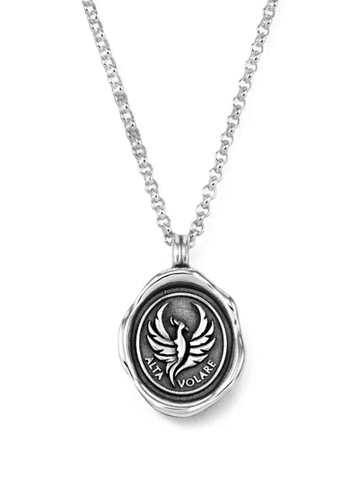 Dower & Hall Phoenix-pendant Necklace In Multi