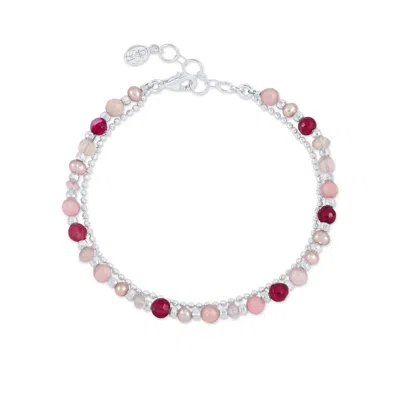 Dower & Hall Pink Blossom Orissa Bracelet