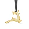 Dower & Hall Reindeer Christmas Decoration Gold In Gold