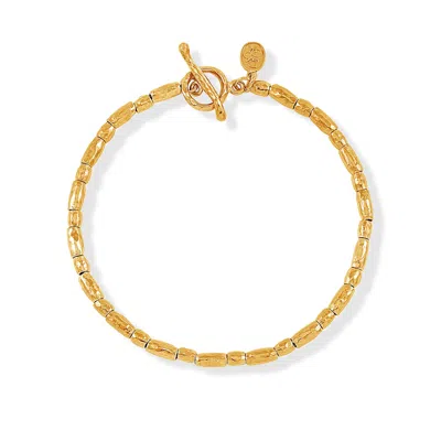 Dower & Hall Rice Nomad Bracelet In Gold