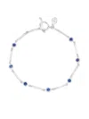 Dower & Hall Sapphire Dewdrops Link Bracelet In Metallic