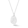 Dower & Hall Sculptural Pebble Locket In Multi