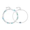 Dower & Hall Serenity Bracelet Stack In Blue