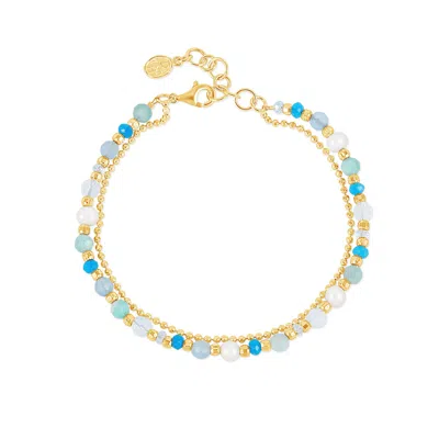 Dower & Hall Serenity Orissa Bracelet In Gold