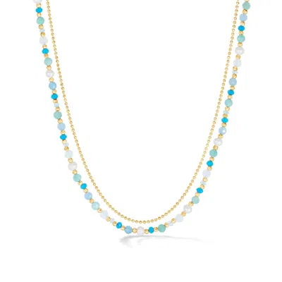 Dower & Hall Serenity Orissa Necklace In Gold