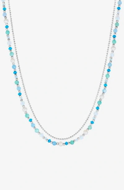 Dower & Hall Serenity Orissa Necklace In Metallic