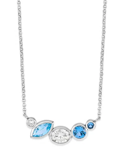 Dower & Hall Serenity Tutti Frutti Bar Necklace In Multi