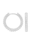 Dower & Hall Small Humbug Hoop Earrings