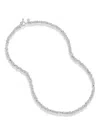 Dower & Hall Chunky Nugget Necklace In Silver