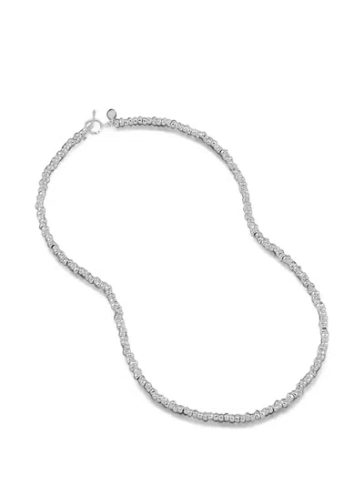 Dower & Hall Small Signature Nugget Necklace In Green