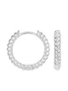 Dower & Hall Small Twist Hoop Earrings In Neutral