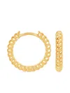 Dower & Hall Small Twist Hoops Earrings