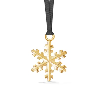 Dower & Hall Snowflake Christmas Decoration Gold