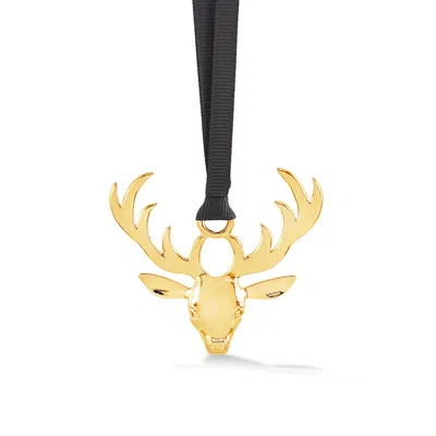 Dower & Hall Stag Christmas Decoration Gold