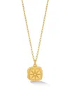 Dower & Hall Women's Sapphire Stellar Locket In Gold In Gold