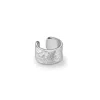 Dower & Hall Double Concave Nomad Ear Cuff In Silver